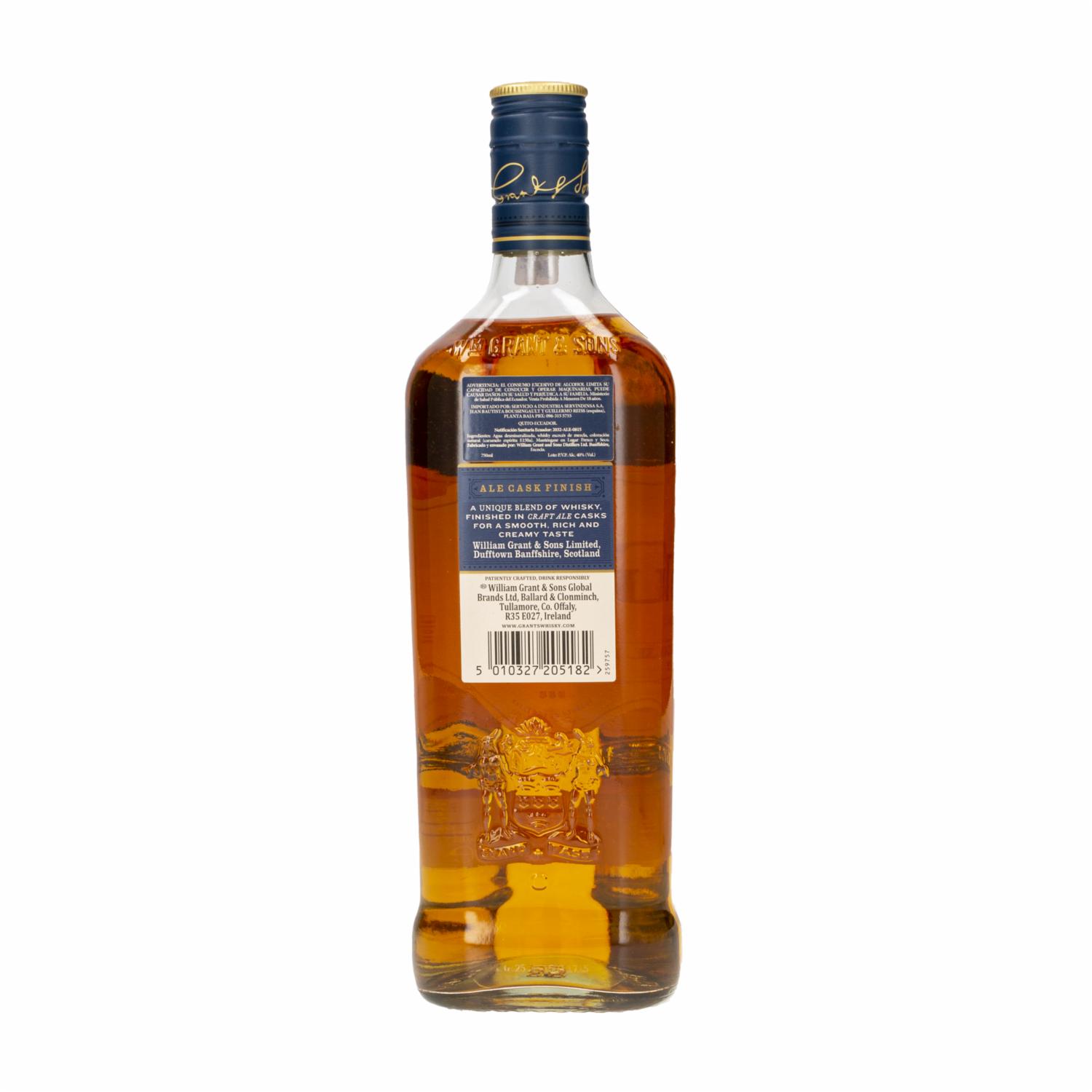 Whisky Escoces Grant’s 750 Ml