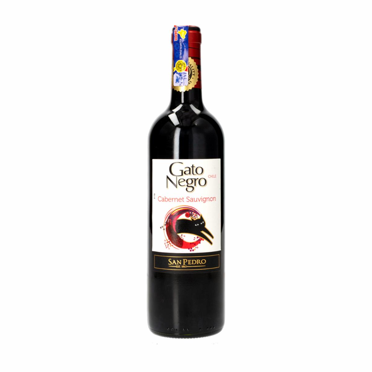 Vino Tinto Cabernet Sauvignon GATO NEGRO 750 ML