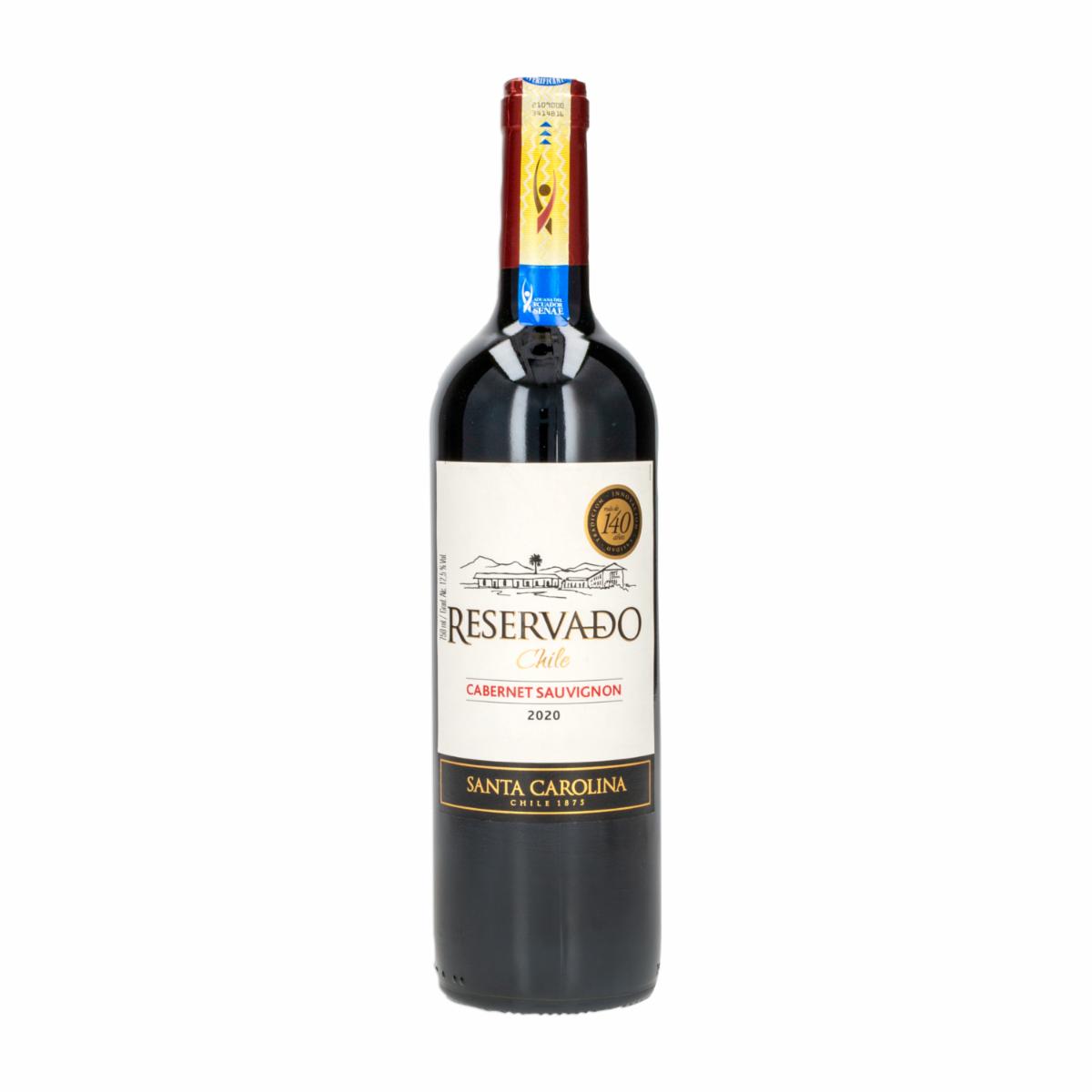 Vino Tinto Reservado Cabernet Sauvignon SANTA CAROLINA 750 ML