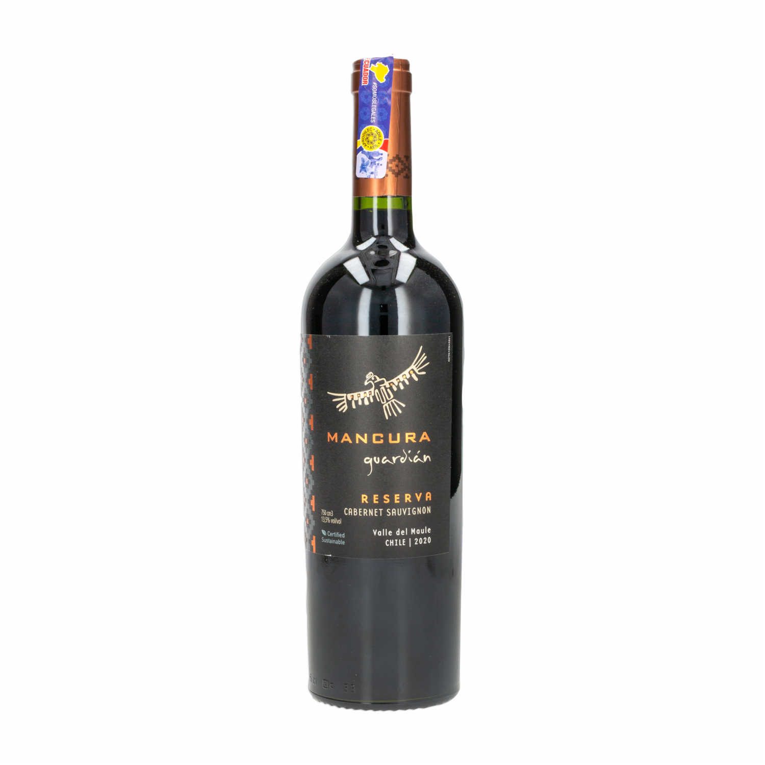 Vino Tinto Reserva Cabernet Sauvignon MANCURA 750 Ml