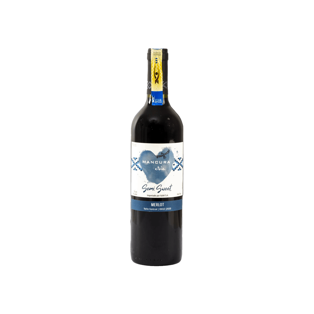 Mancura Semisweet Merlot 750 Ml