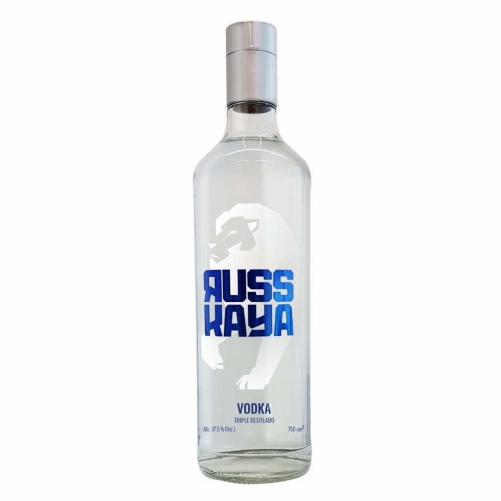 Vodka Triple Destilado Neutro Russkaya 750 Ml