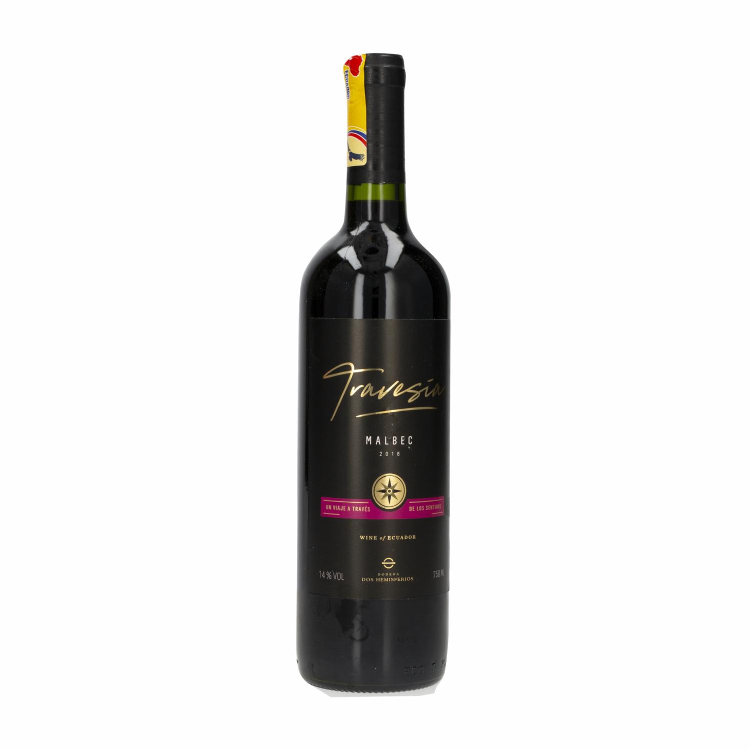 Vino Tinto Malbec TRAVESÍA 750 ml