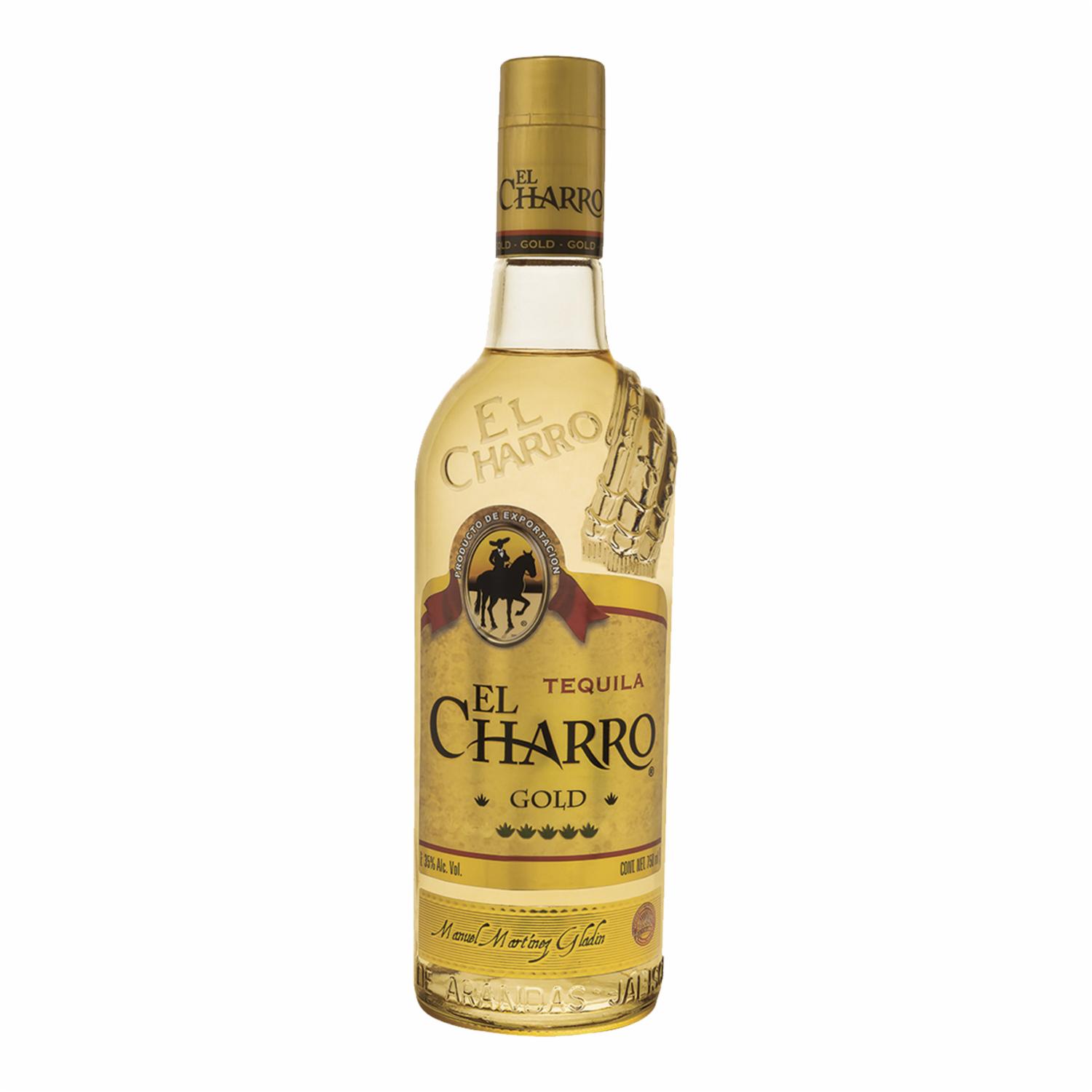 Tequila Dorado EL CHARRO 750 ML