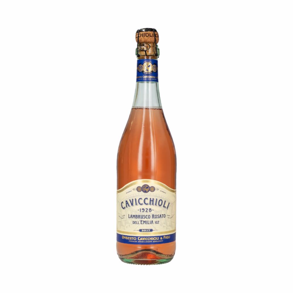 Vino Espumante Rosado Lambrusco Cavicchioli 750 Ml