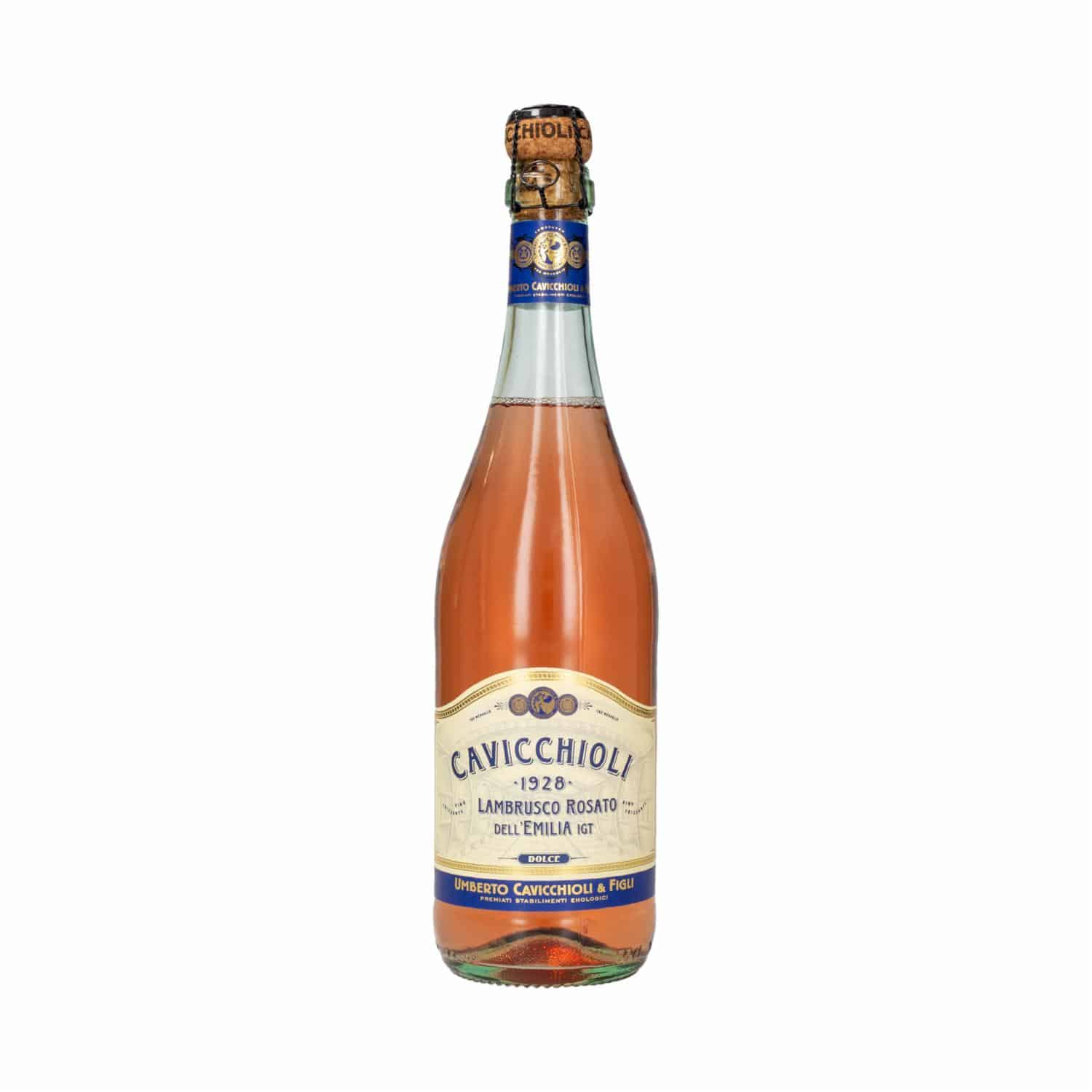 Vino Espumante Rosado Lambrusco Cavicchioli 750 Ml