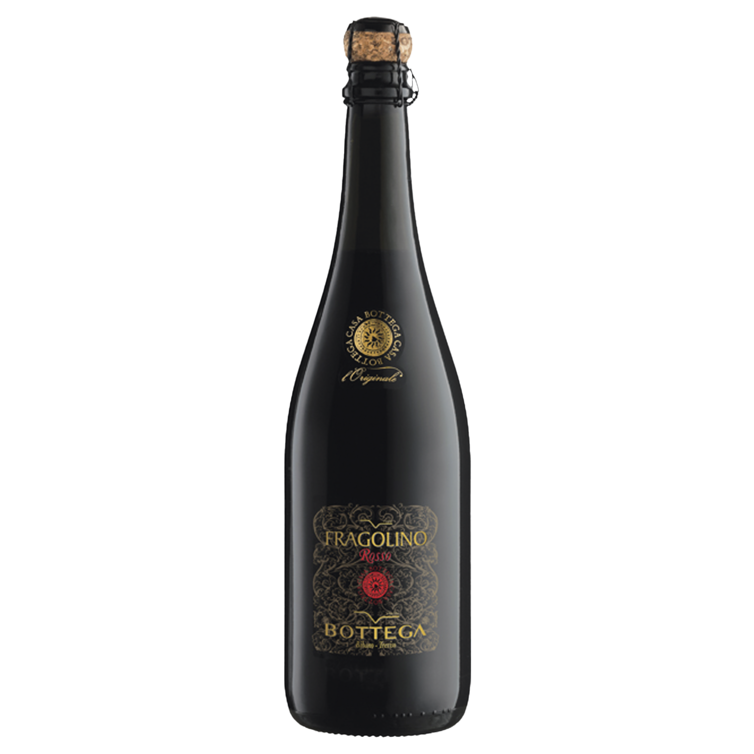 Vino Tinto Espumante Frangolino Dulce BOTTEGA 750 ML