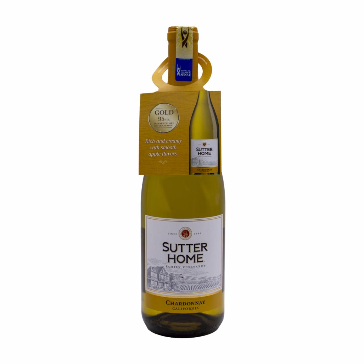 Vino Blanco Chardonnay California SUTTER HOME 750 Ml