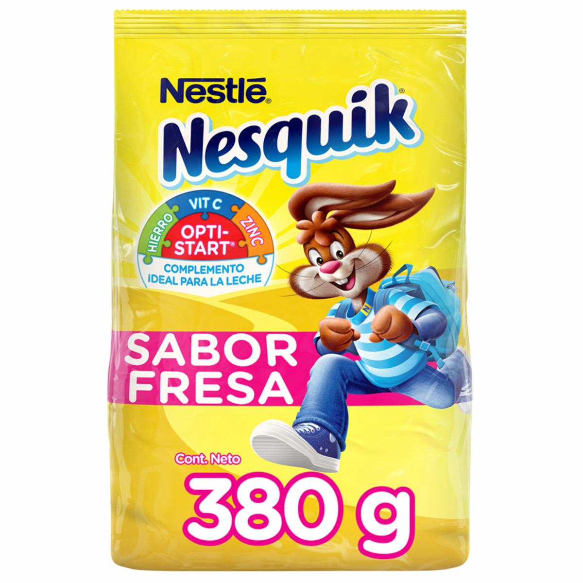 Mezcla En Polvo Sabor Frutilla NESQUIK 380 G