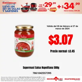 Supermaxi Salsa Napolitana 500g
