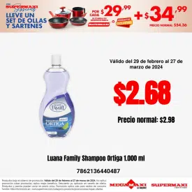 Luana Family Shampoo Ortiga 1.000 ml