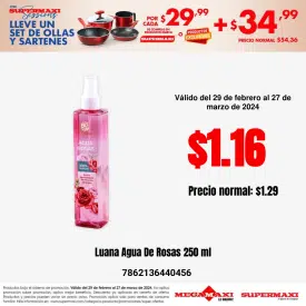 Luana Agua De Rosas 250 ml