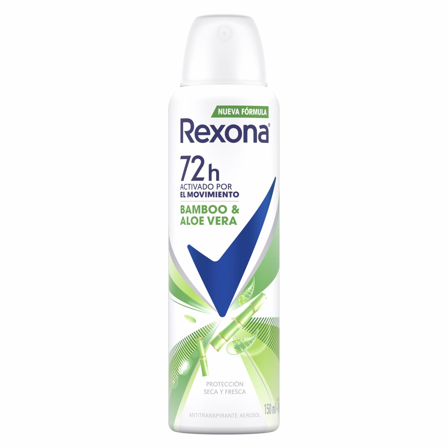 Desodorante En Aerosol Women Bamboo Y Aloe Vera REXONA 150 Ml