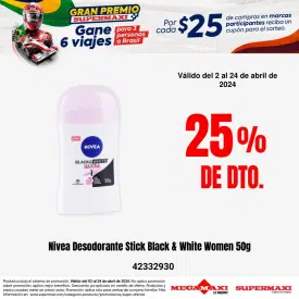 Nivea Desodorante Stick Black & White Women 50g