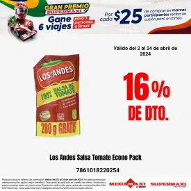 Los Andes Salsa Tomate Econo Pack