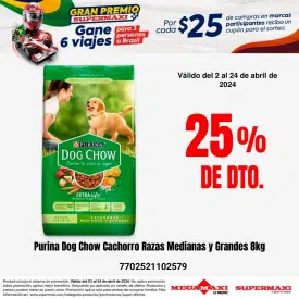 Purina Dog Chow Cachorro Razas Medianas y Grandes 8kg