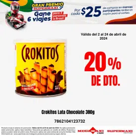 Crokitos Lata Chocolate 380g