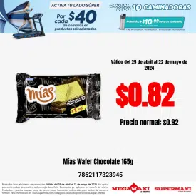 Mías Wafer Chocolate 165g