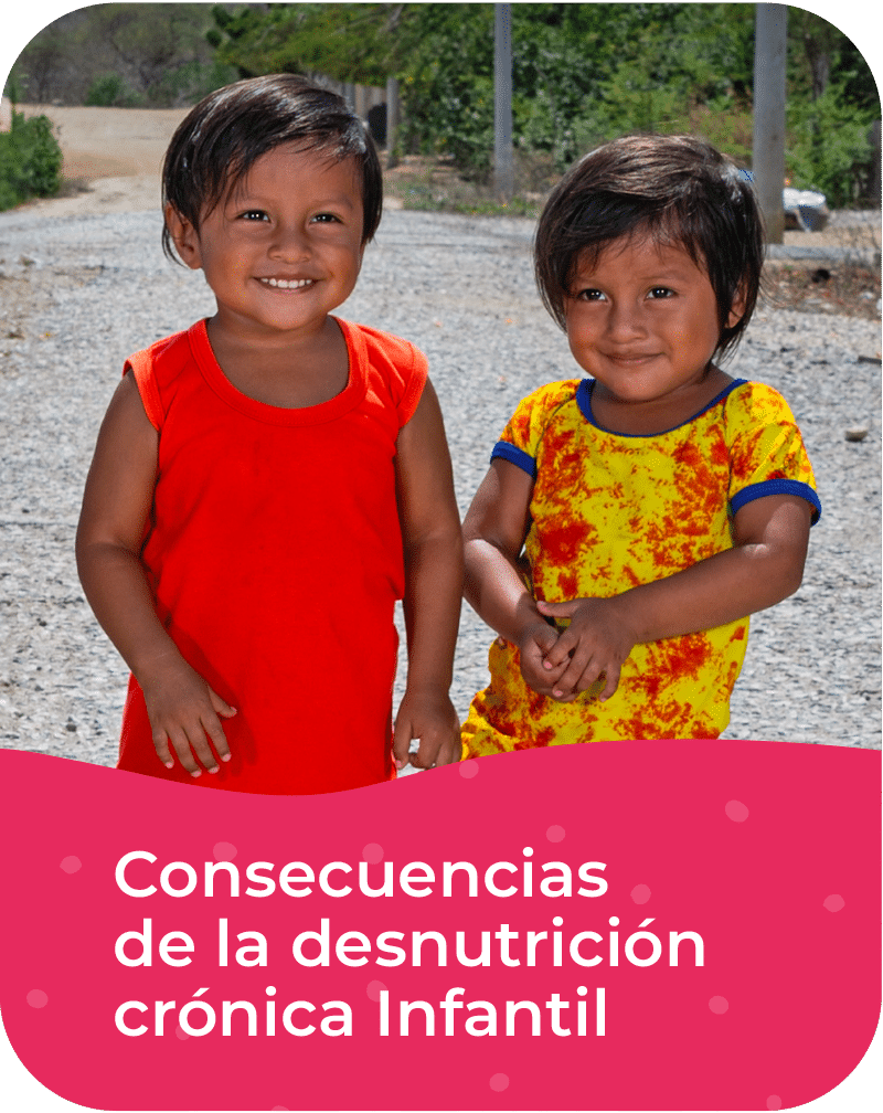 Consecuencias de la desnutrición crónica infantil