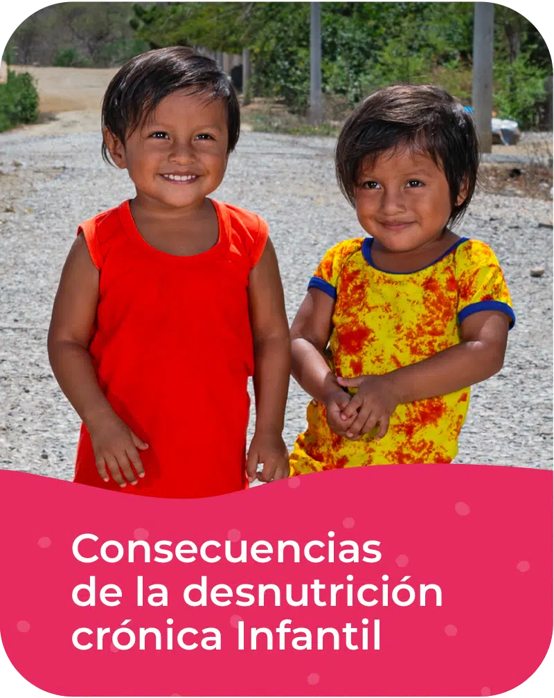 Consecuencias de la desnutrición crónica infantil