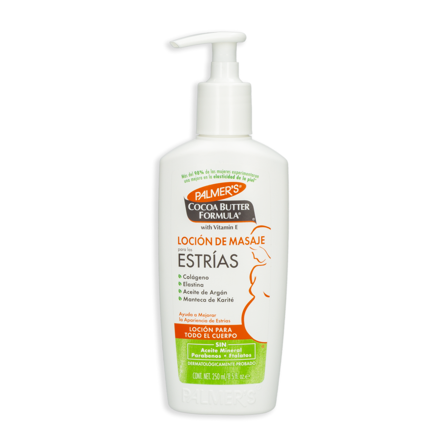 Crema Corporal Líquida De Masaje Para Estrías Con Manteca De Cacao Y Vitamina E PALMER’S 250 Ml