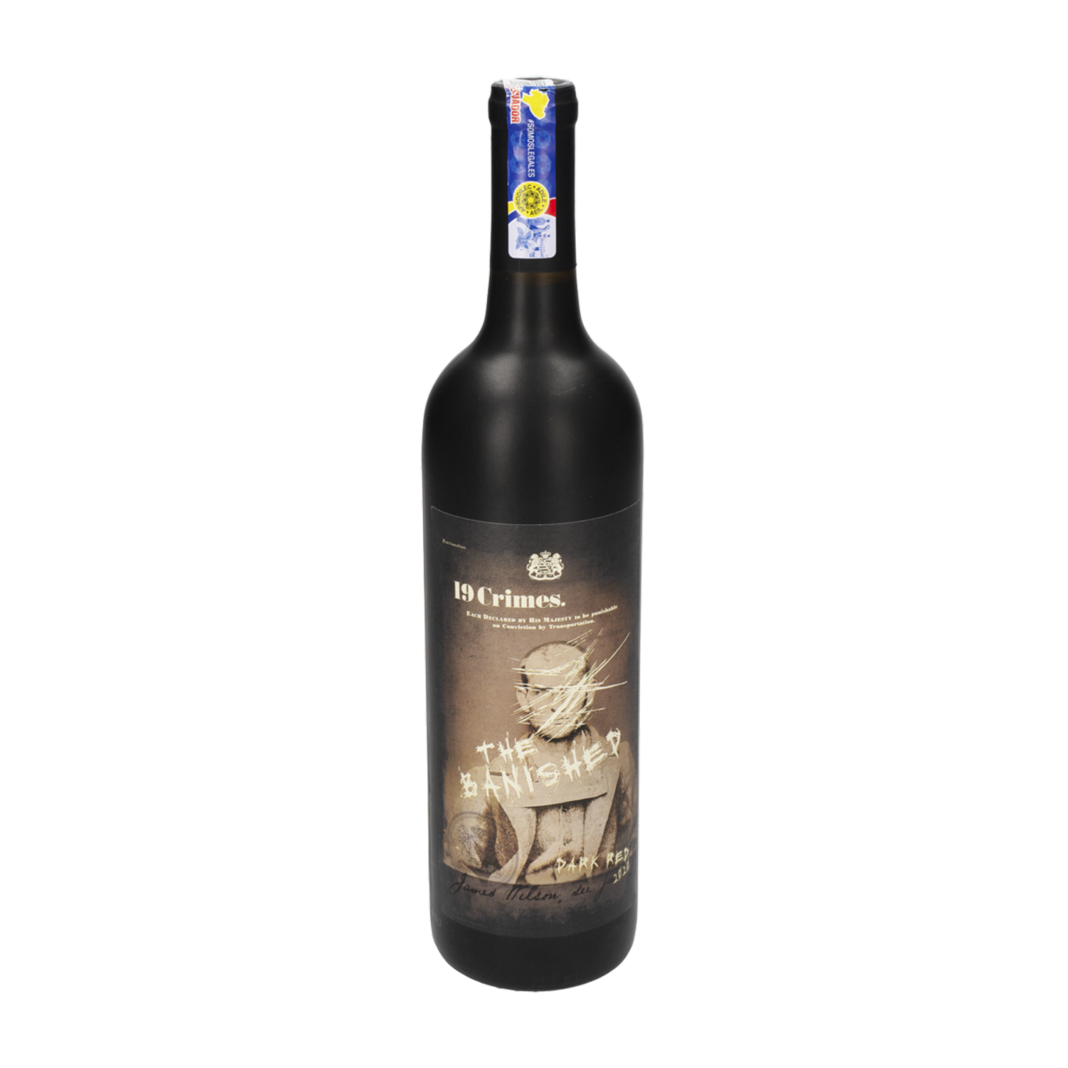 Vino Tinto The Banished Dark Red 19 CRIMES 750 Ml