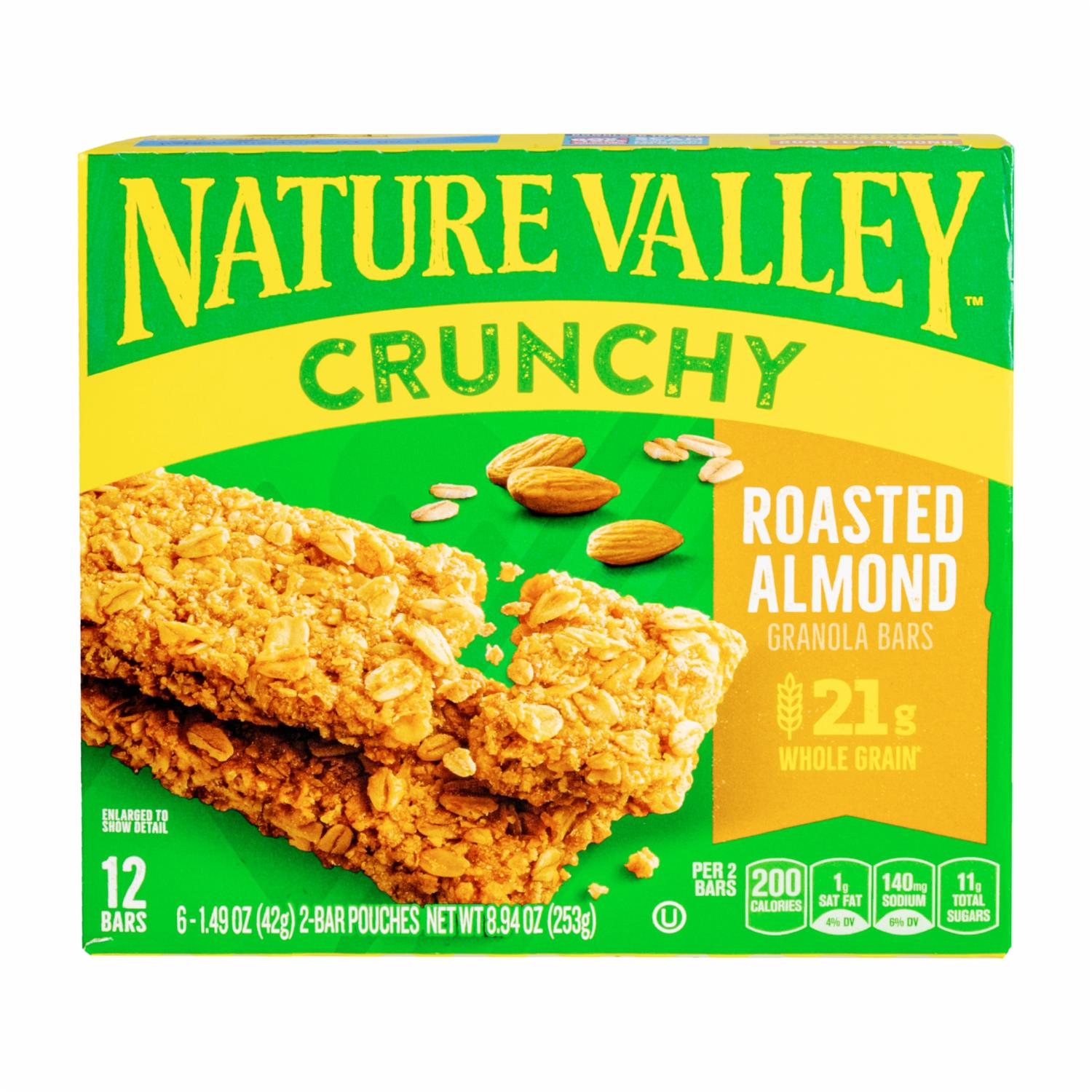 Barra De Cereal Con Granola Y Almendras NATURE VALLEY 253 G