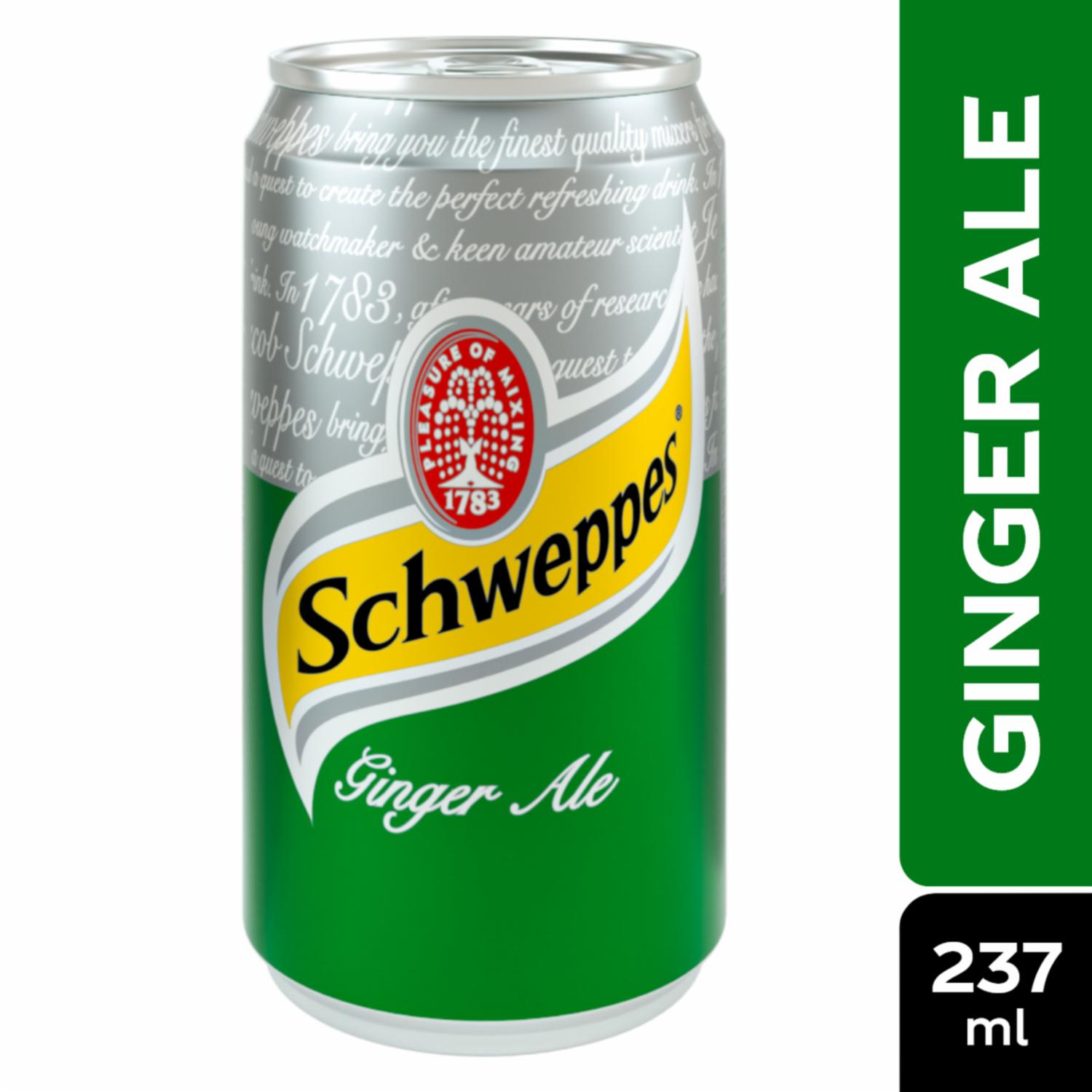 Bebida Gaseosa Sabor A Jengibre SCHWEPPES 237 ml