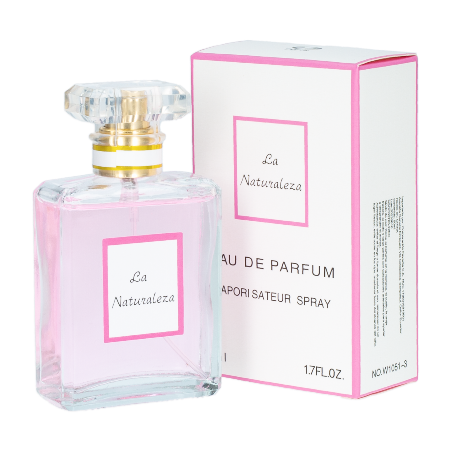 Fragancia Para Dama La Naturaleza Rosado VEYES EDP