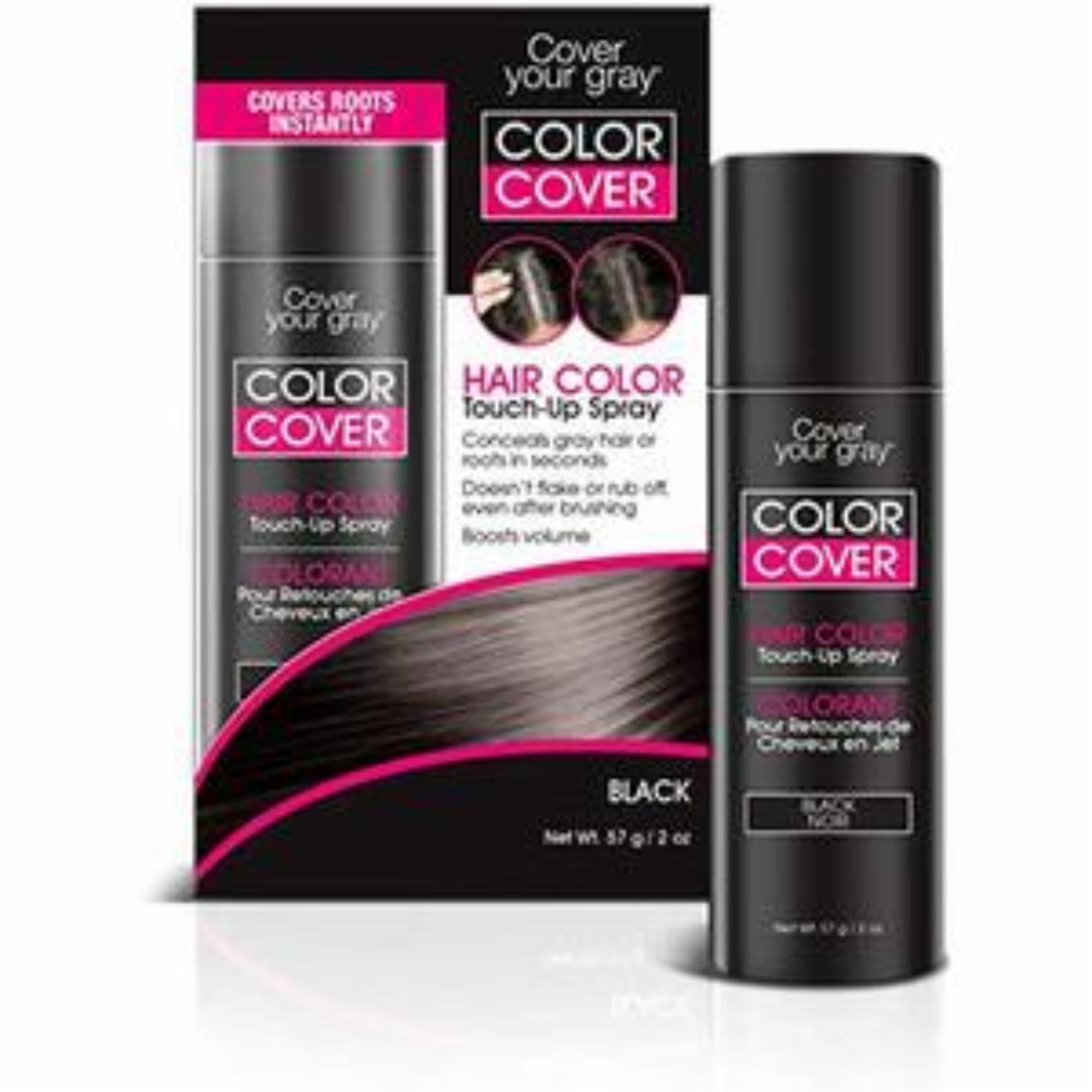 Cubre Canas En Spray Negro COVER YOUR GRAY 57 G