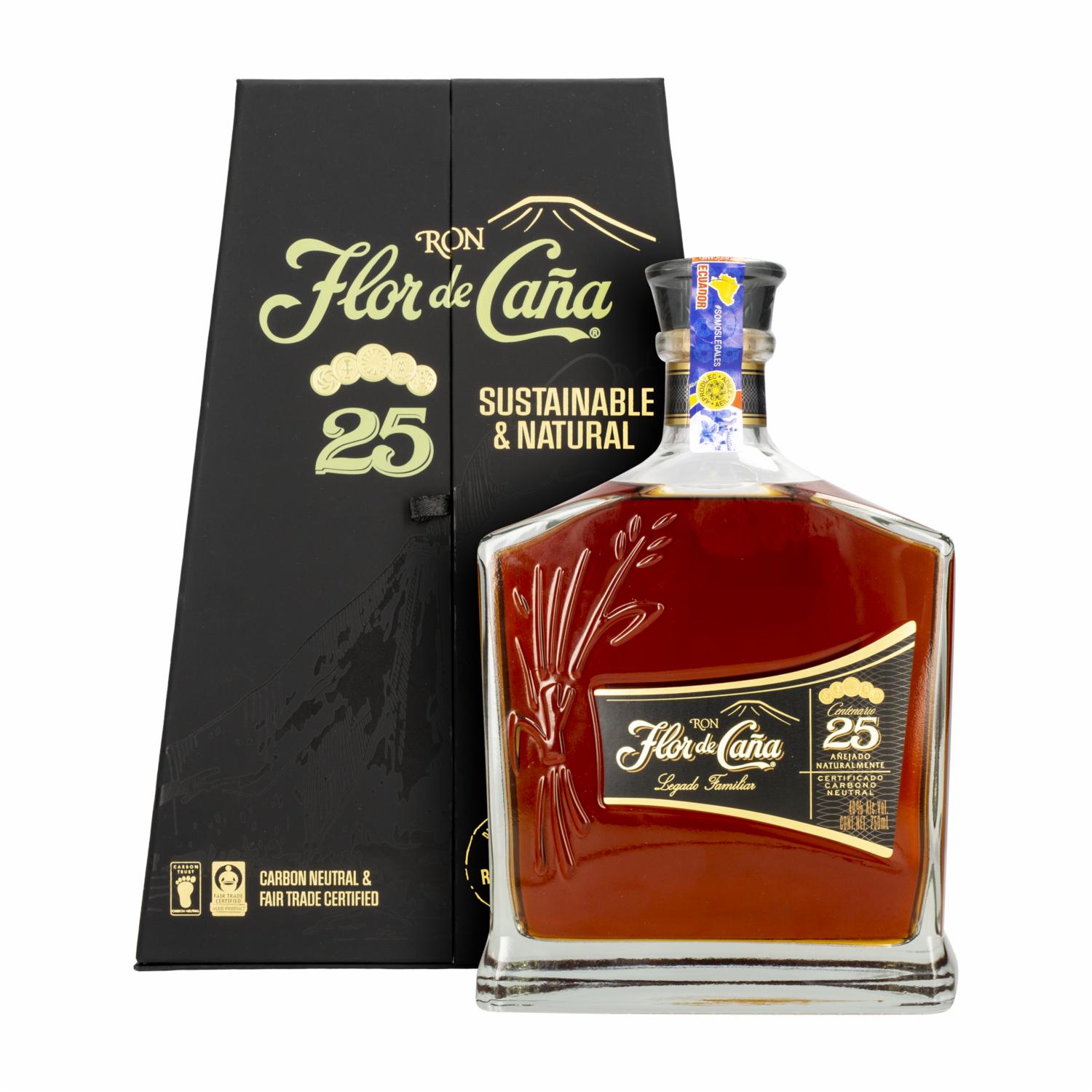 Ron Centenario 25 Años FLOR DE CAÑA 750 ML