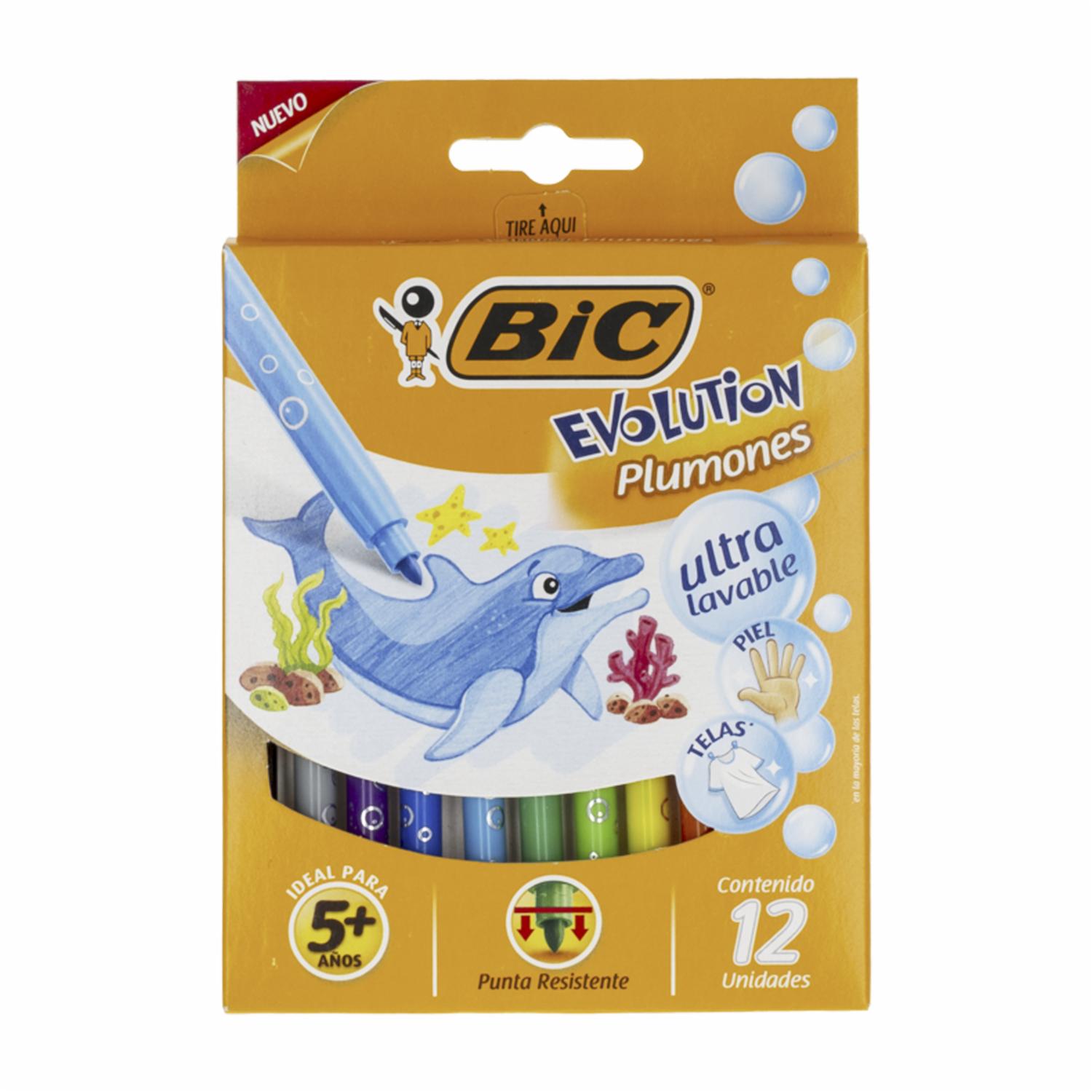 Marcadores New Kid Couleur BIC 1x 12 Uds