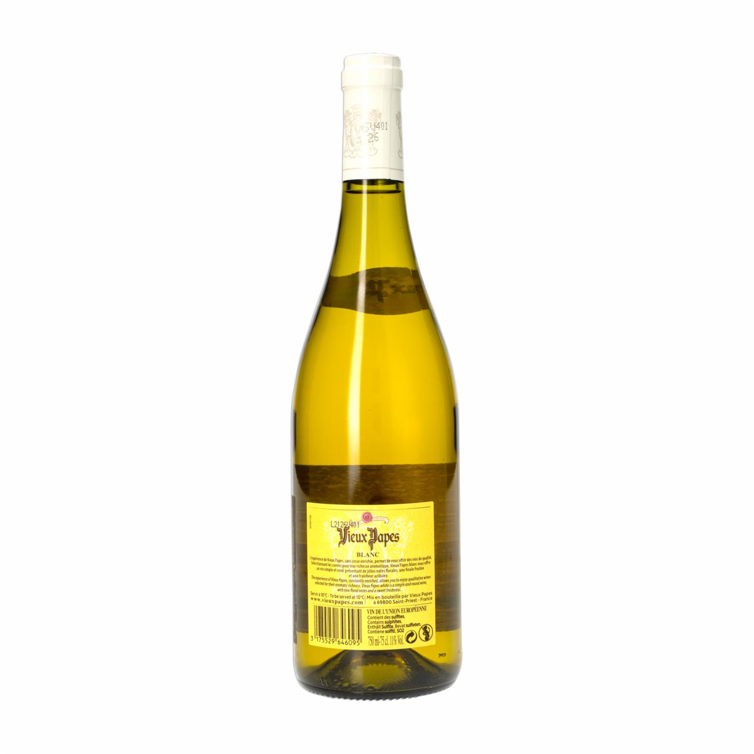 Vino Blanco Frances Vieux Papes 750 Ml
