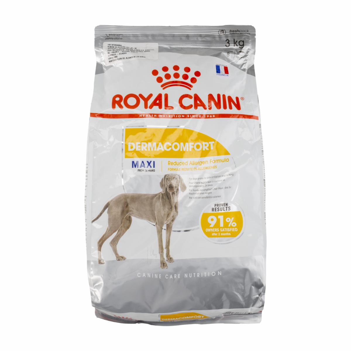 Alimento Para Perros Maxi Dermacomfort ROYAL CANIN 3 Kg