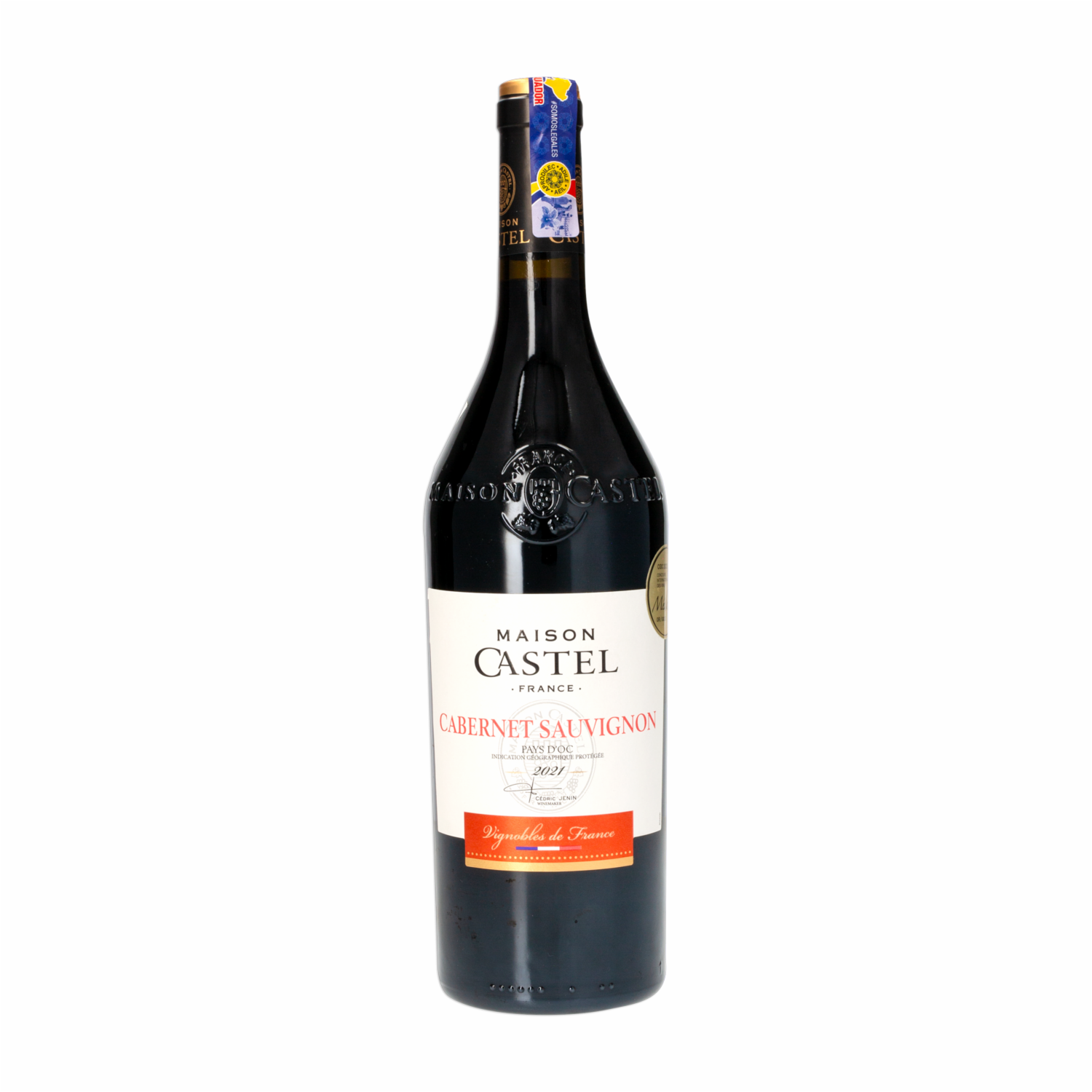 Vino Tinto Cabernet Sauvignon MAISON CASTEL 750 Ml