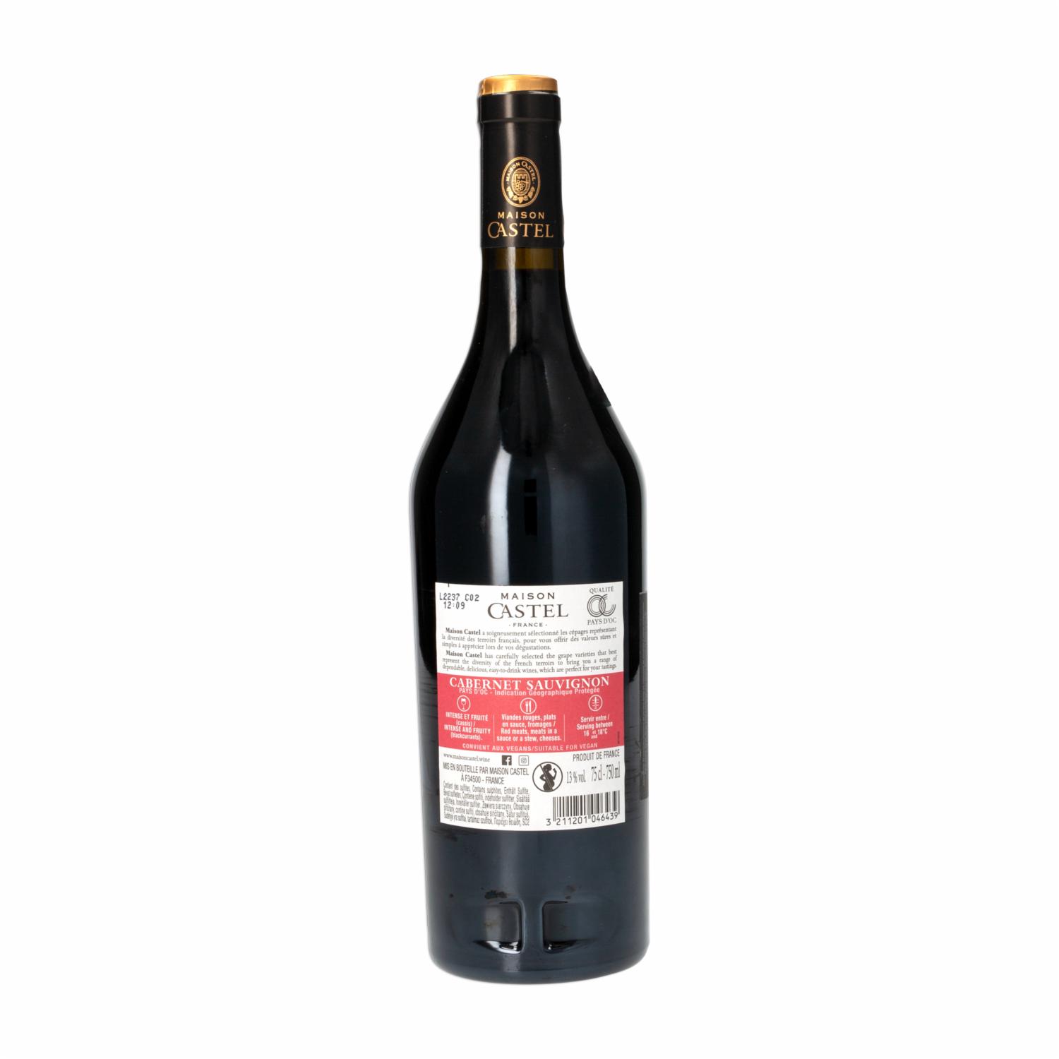 Vino Tinto Cabernet Sauvignon Maison Castel 750 Ml