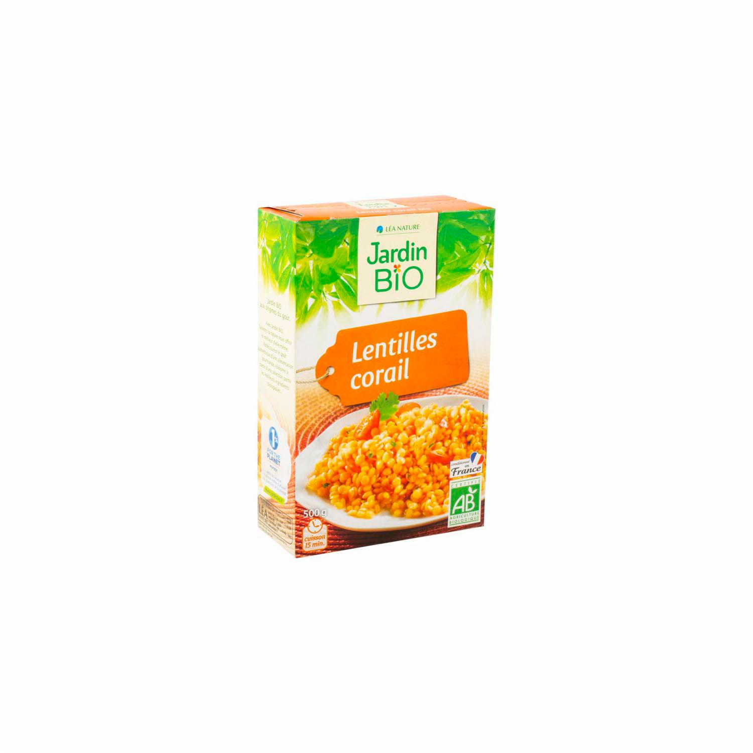 Lentejas Verdes Secas JARDIN BIO 500 g