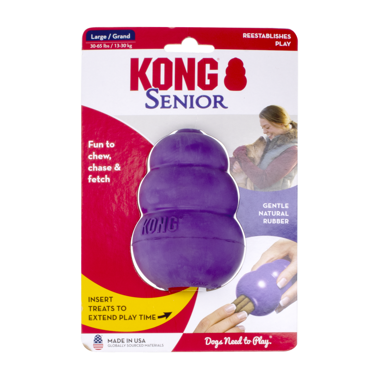 Juguete Para Perro Diseño Caracol KONG Grande