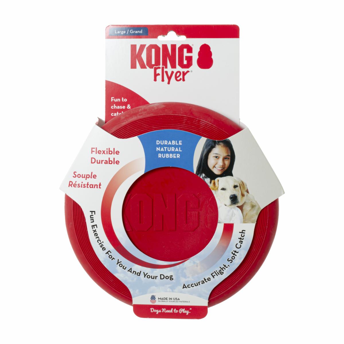 Frisbee Clasico Rojo KONG Pequeño