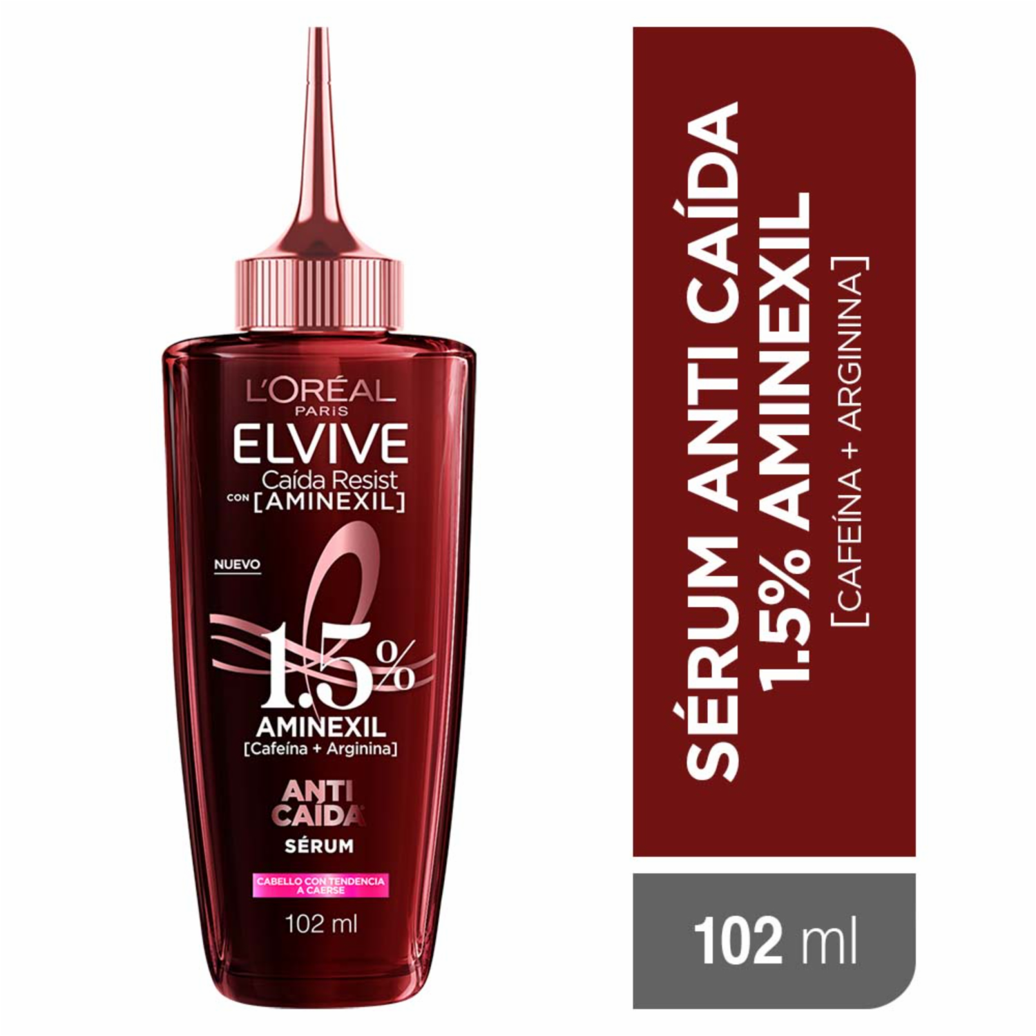 Sérum Capilar Anti Caída 1,5% Aminexil ELVIVE L’ORÉAL 102 Ml