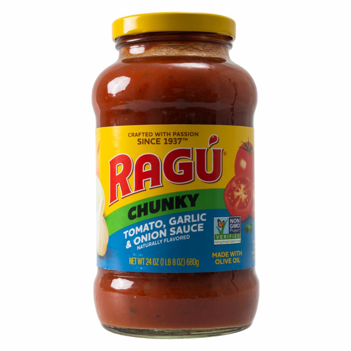 Salsa Chunky Tomate / Ajo Y Cebolla RAGÚ 680 G