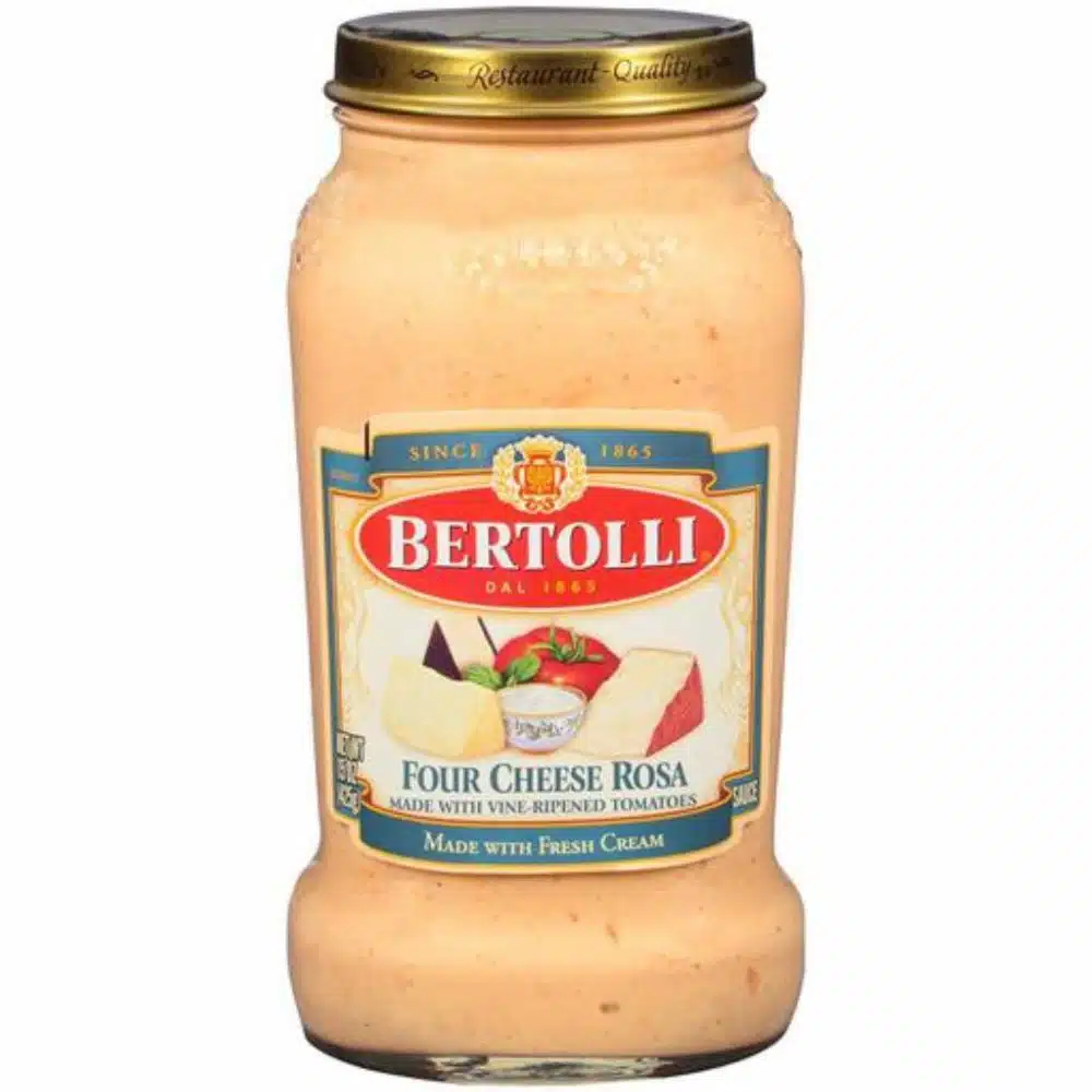 Salsa Rosada De 4 Quesos BERTOLLI 425 G