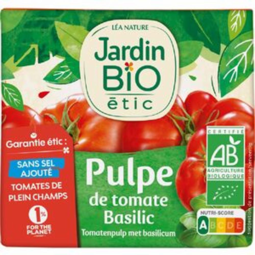 Pulpa De Tomate Y Albahaca JARDIN BIO 500 G