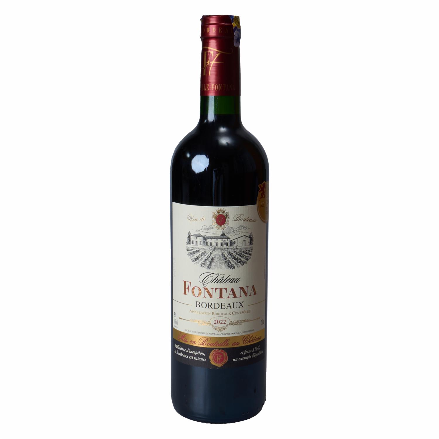 Vino Tinto Bordeaux ChÂteau Fontana 750 Ml