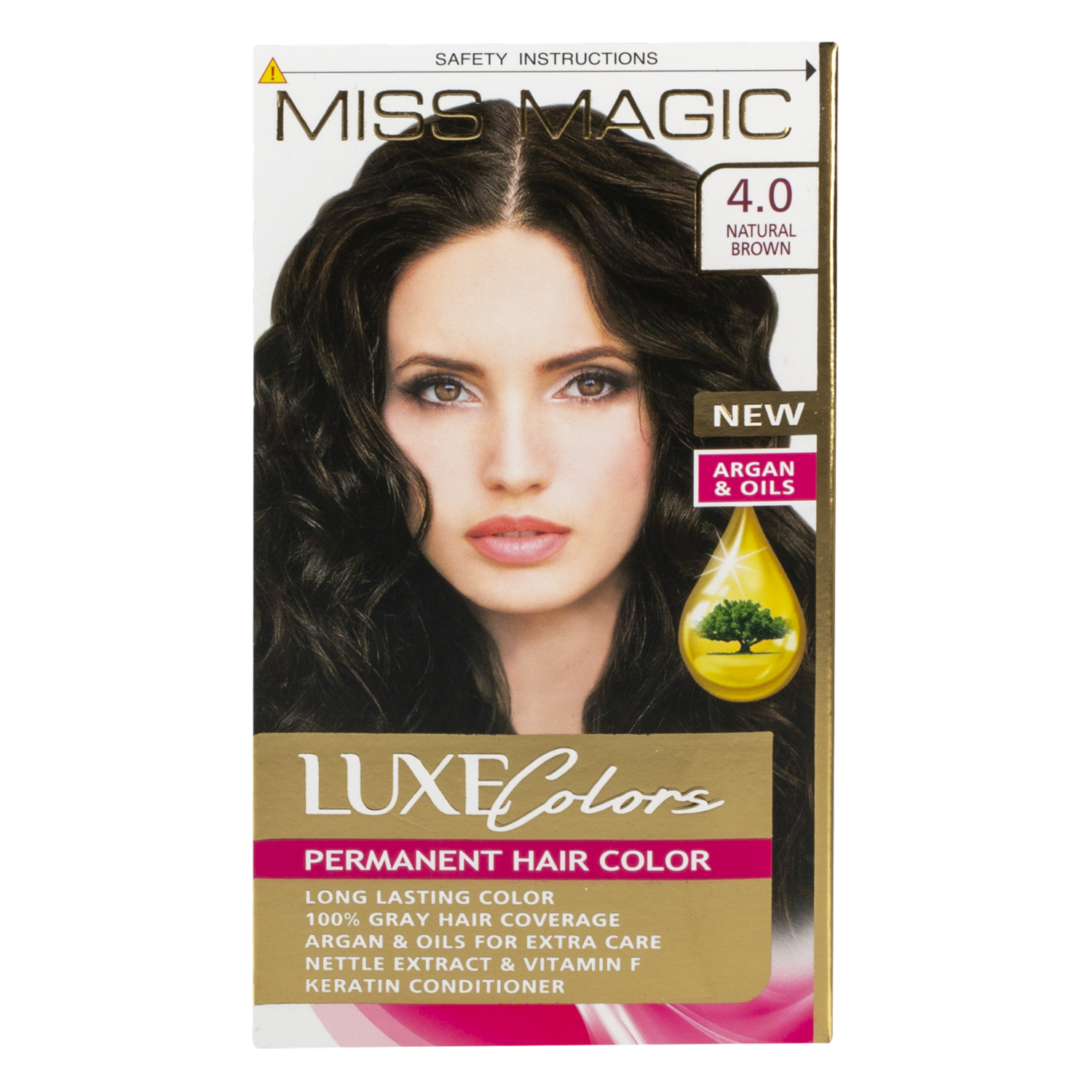 Tinte De Cabello Luxe Color Cafe Natural 4 MISS MAGIC Color Café Natural 4