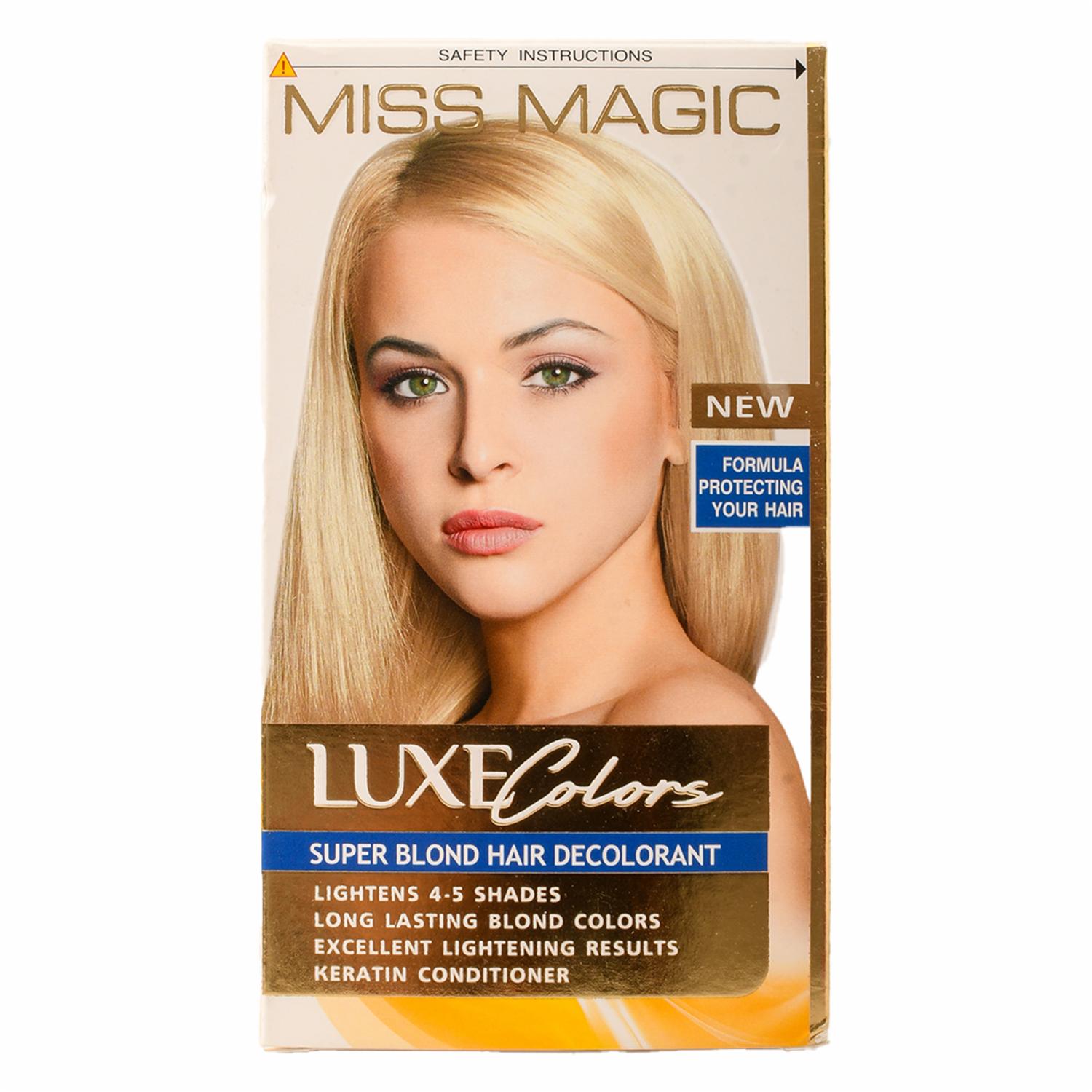 Polvo Decolorante Super Blond MISS MAGIC Brillo Y Sedosidad