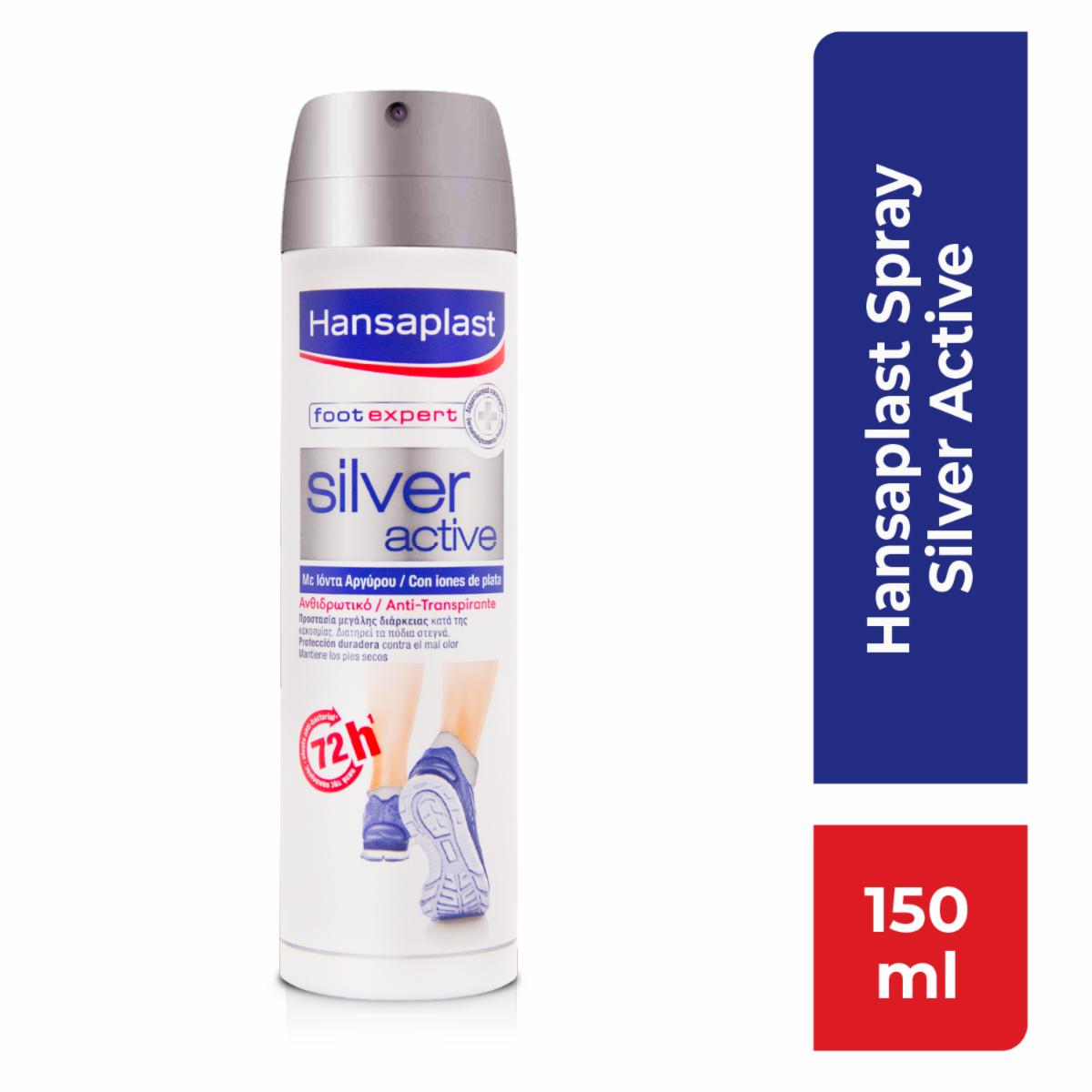 Desodorante Para Pies Silver Active HANSAPLAST 150 Ml