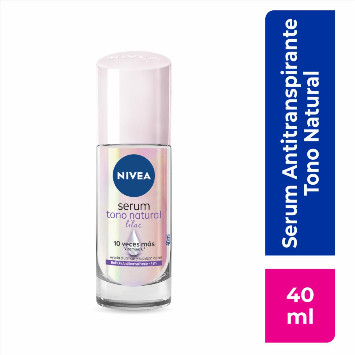 Desodorante En Roll On Para Dama Sérum Extra Aclarante Lilac NIVEA 40 Ml