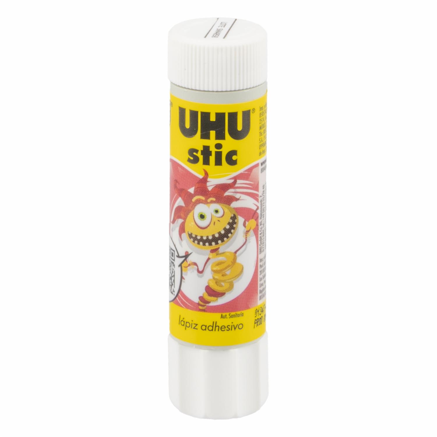 Pegamento Blanco En Barra Stick Sin Solvente UHU 8.2 G