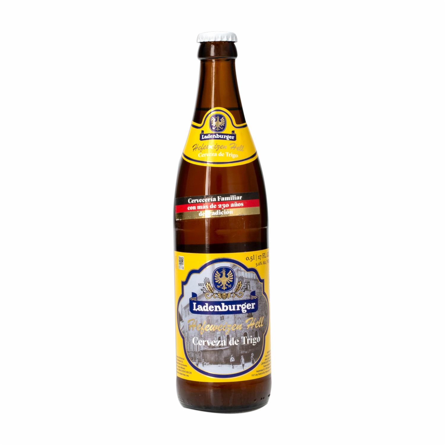 Cerveza De Trigo Hefeweizen LADENBURGUER 500 ML